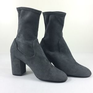 Halogen  9.5 M Jacy Stretch Sock Suede Bootie